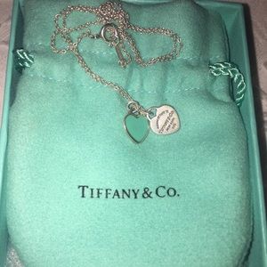 Tiffany & Co Double Heart Tag Pendant